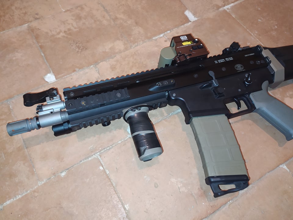 La première SCAR-L PTW sur base de SCAR GBB-R WE, prototype utilisée sur Berget 2023 pour confirmer sa fiabilité !